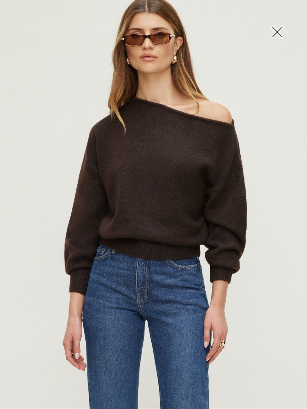 Dynamite | Lola Off Shoulder Sweater